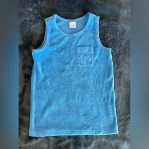 Hanna Andersson like new tank kids, size 8T, color is equator blue